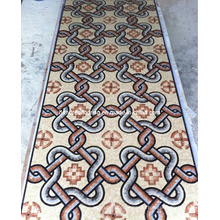 Stein Mosaik Marmor Mosaik Muster Boden Fliese (ST115)